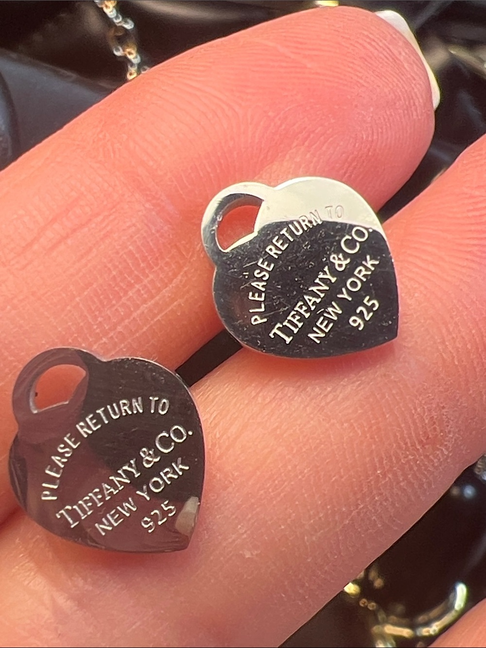 Silver Heart Tag Pendant - Silver